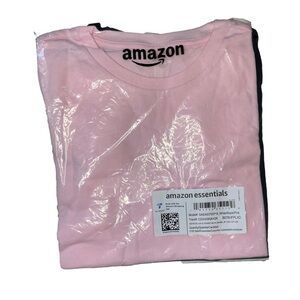 Amazon Essentials Short-Sleeve T-Shirts, Multipack (3), Girls (8) Medium